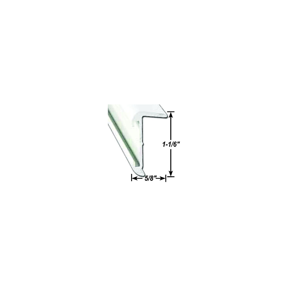 A P Products AP Products 0215740216 Insert Roof Edge, 16' Black - 021-57402-16