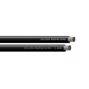 Sea-Dog 1 AWG Black Battery Cable - 300' - 8001015