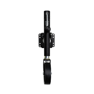 Powerwinch Select Series Jack - 1500lb, Weld-On, Single Wheel, Carbon Black - 21400-J-1500-W1-B-R