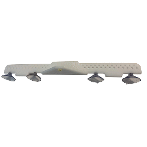 Deep Blue Marine 18" Acrylic Lure Rack - Suction Cup Mount - White - LR-18