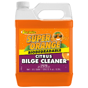 Star brite Super Orange Citrus Bilge Cleaner - Emulsifies Oil, Fuel - 1 Gallon - 94400