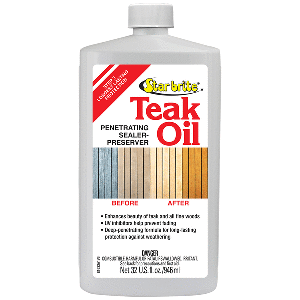 Star brite Teak Oil - Long Lasting, Penetrating, Sealer, & Preserver w/UV Inhibitors - 32 oz - 81632