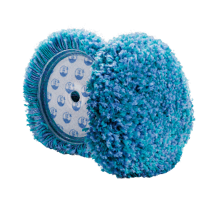 Lake Country Marine Blue/Teal Medium Cut Wool Pad - 7.5" x 1.5" - ML-925-LC