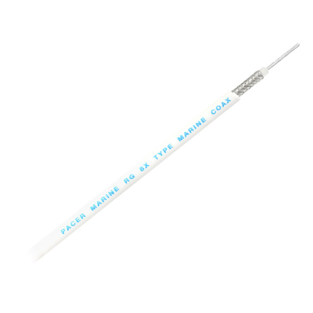 Pacer RG8XW Coax Cable - White - 200' - MRG8XW-200