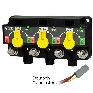 Egis Mobile Electric Egis XD Flex 1 Triple Relay/VSR/LVD w/Knob - 6-Pin DTM Connector - 8830-1111
