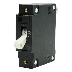 Egis Mobile Electric Egis C Series White Toggle Panel Mount Circuit Breaker - Single Pole 100A - 3501-100