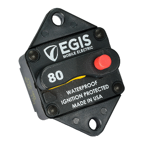Egis Mobile Electric Egis 80A Circuit Breaker - 85 Series - Panel Mount - 4706-080