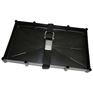 T-H Marine Supplies T-H Marine 27 Series Battery Holder Tray w/Stainless Buckled Strap - NBH-27-SSC-DP