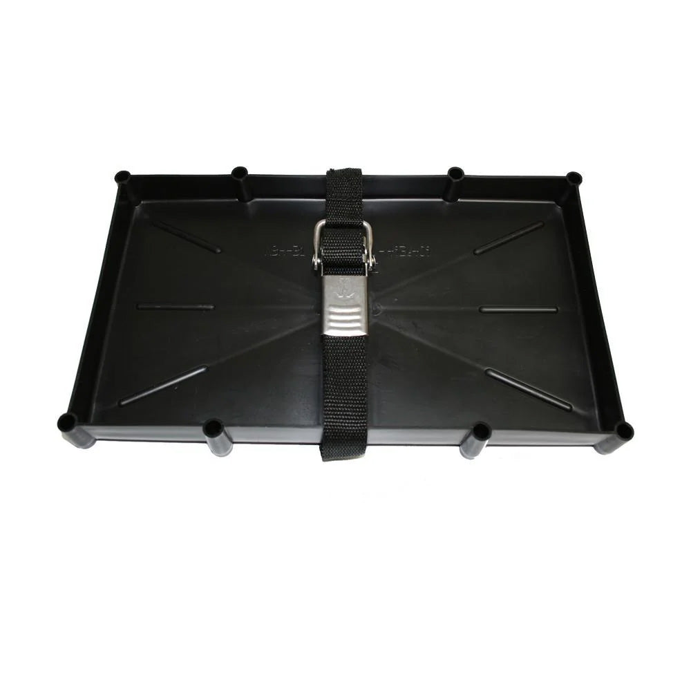 T-H Marine Supplies T-H Marine 31 Series Battery Holder Tray w/Stainless Buckled Strap - NBH-31-SSC-DP