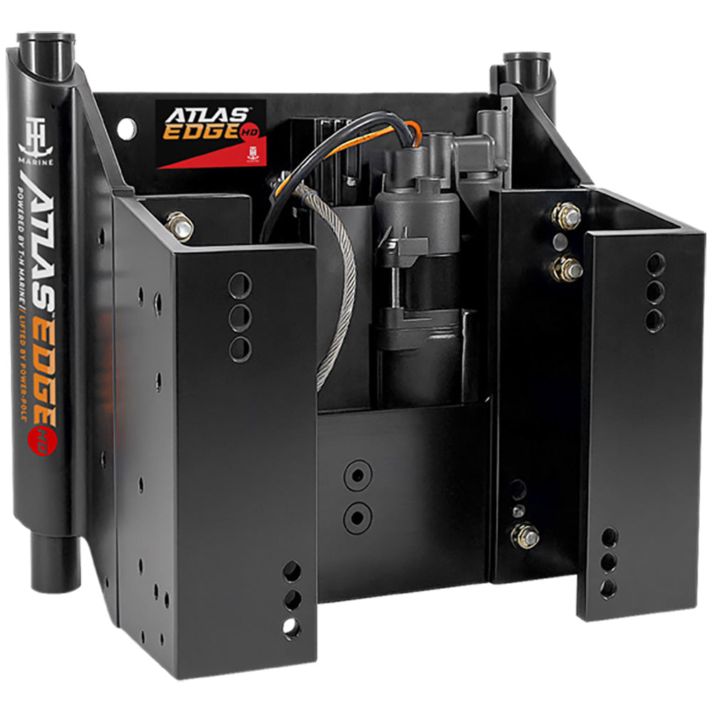 T-H Marine Supplies T-H Marine ATLAS™ EDGE 4" Set Back Hydraulic Jack Plate - Heavy Duty - Black - AHJE-4VHD-B-DP