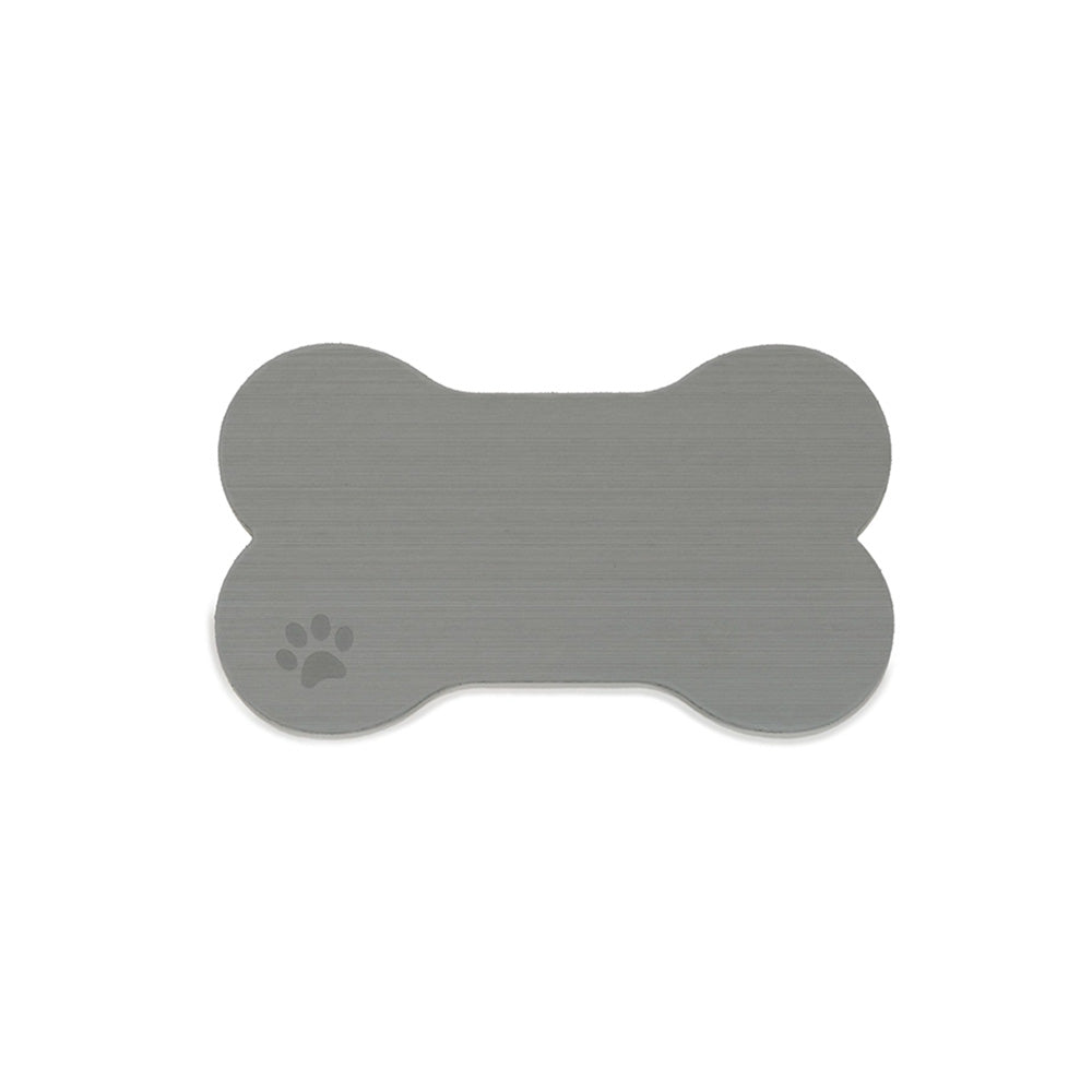 SeaDek Dog Bowl Mat - Storm Grey/Black - Small - 12" x 21" - 62713-90837
