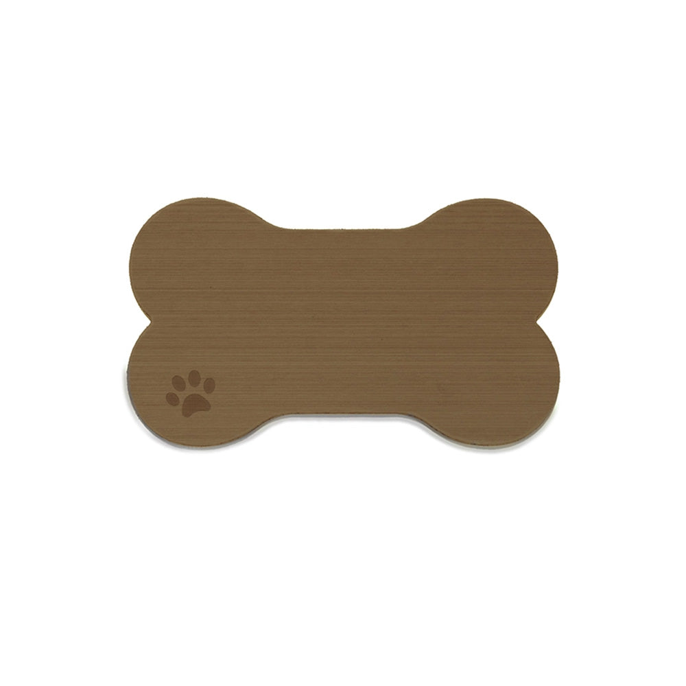 SeaDek Dog Bowl Mat - Cappuccino/Black - Small - 12" x 21" - 62713-91090