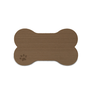 SeaDek Dog Bowl Mat - Cappuccino/Black - Medium - 12.5" x 24" - 62714-91090
