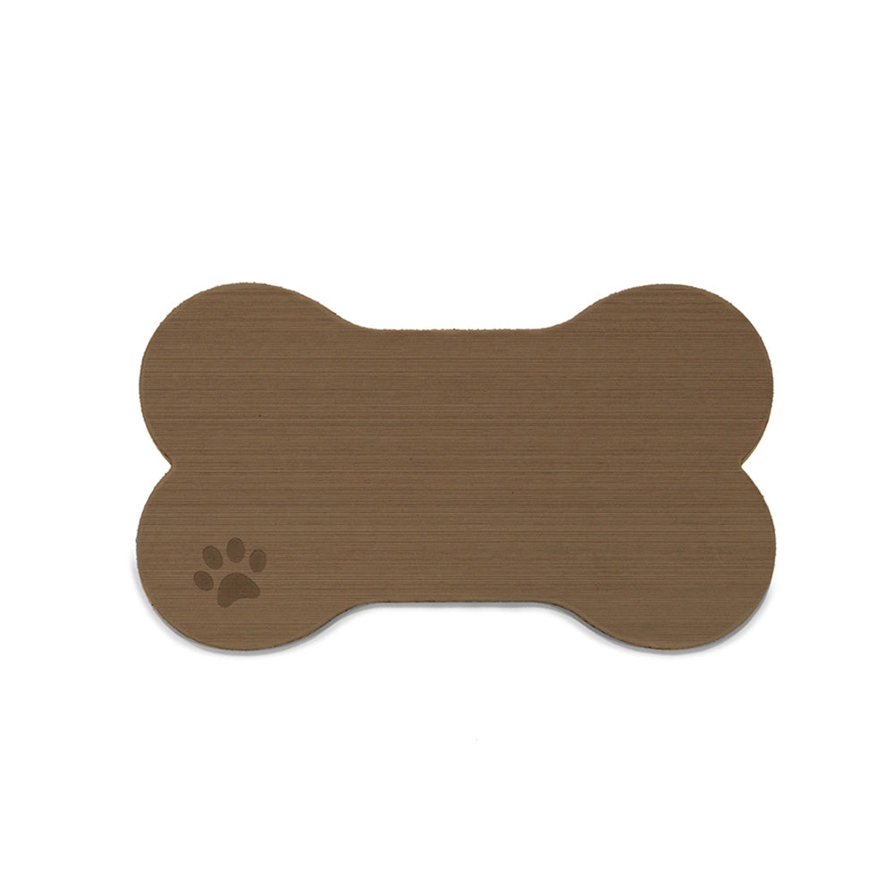 SeaDek Dog Bowl Mat - Cappuccino/Black - Medium - 12.5" x 24" - 62714-91090