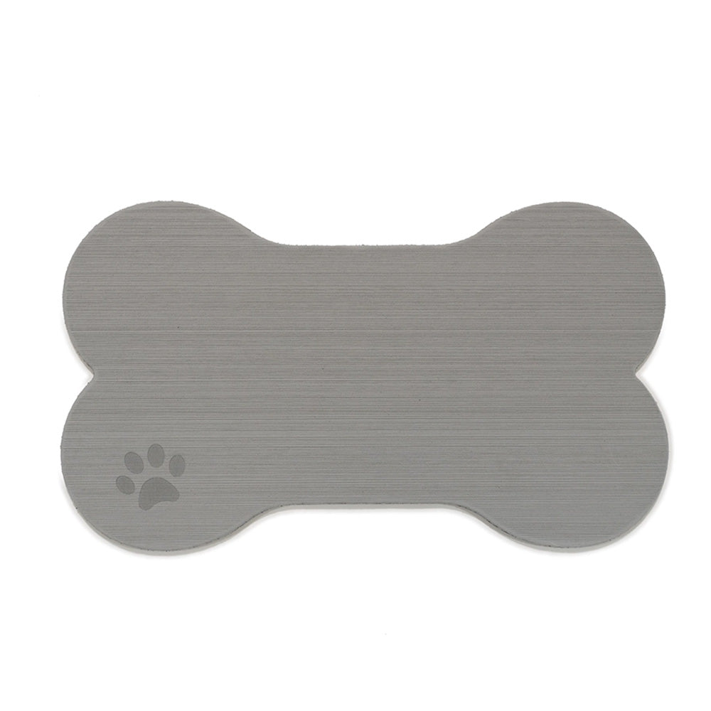 SeaDek Dog Bowl Mat - Storm Grey/Black - Large - 16.5" x 29.5" - 63207-90837