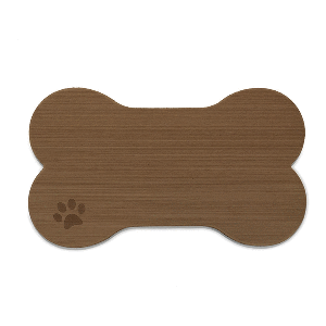 SeaDek Dog Bowl Mat - Cappuccino/Black - Large - 16.5" x 29.5" - 63207-91090