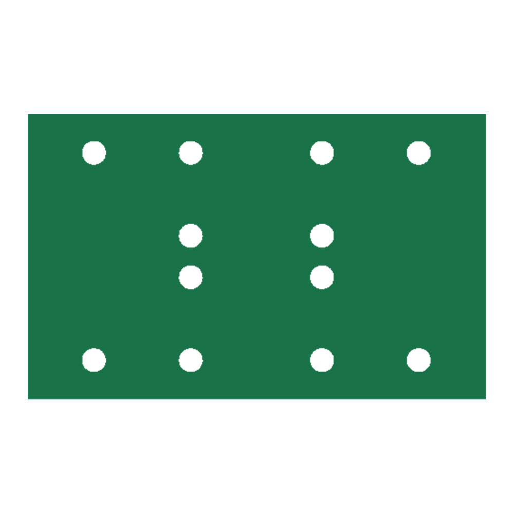 RUPES PROCUT Film Abrasive Sheet 80mm x130mm (3.15" x 5.1") - 12 Holes - P60 Grit *Box of 100pcs - 9.45FB060