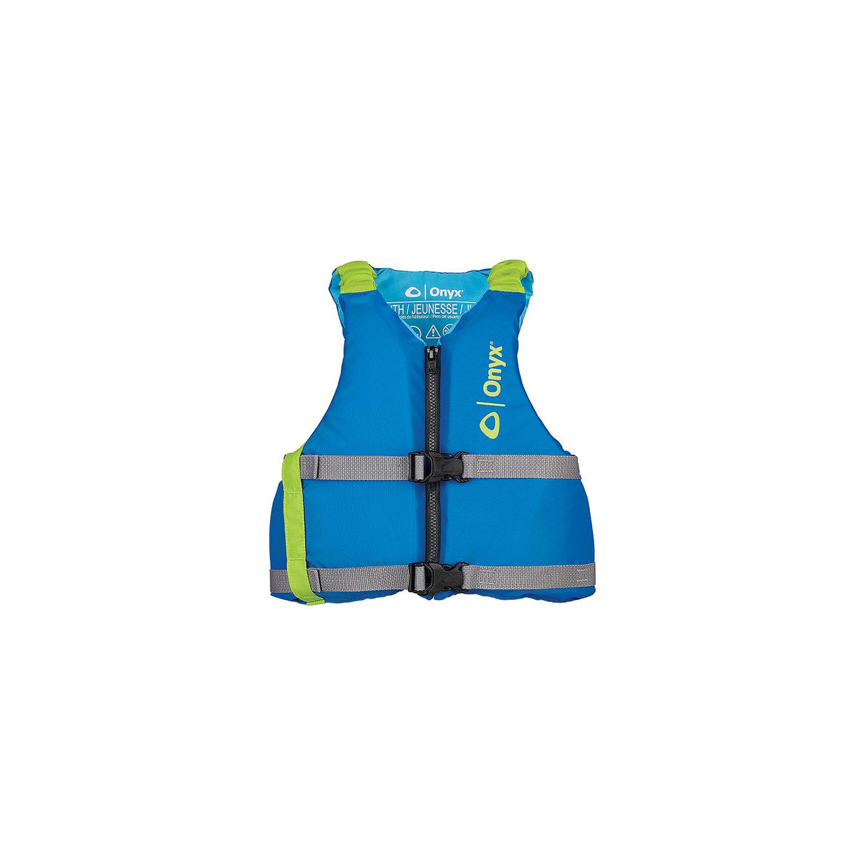 Full Throttle Onyx 12190050000221 Youth Paddle Life Jacket, Youth, Blue - 121900-500-002-21