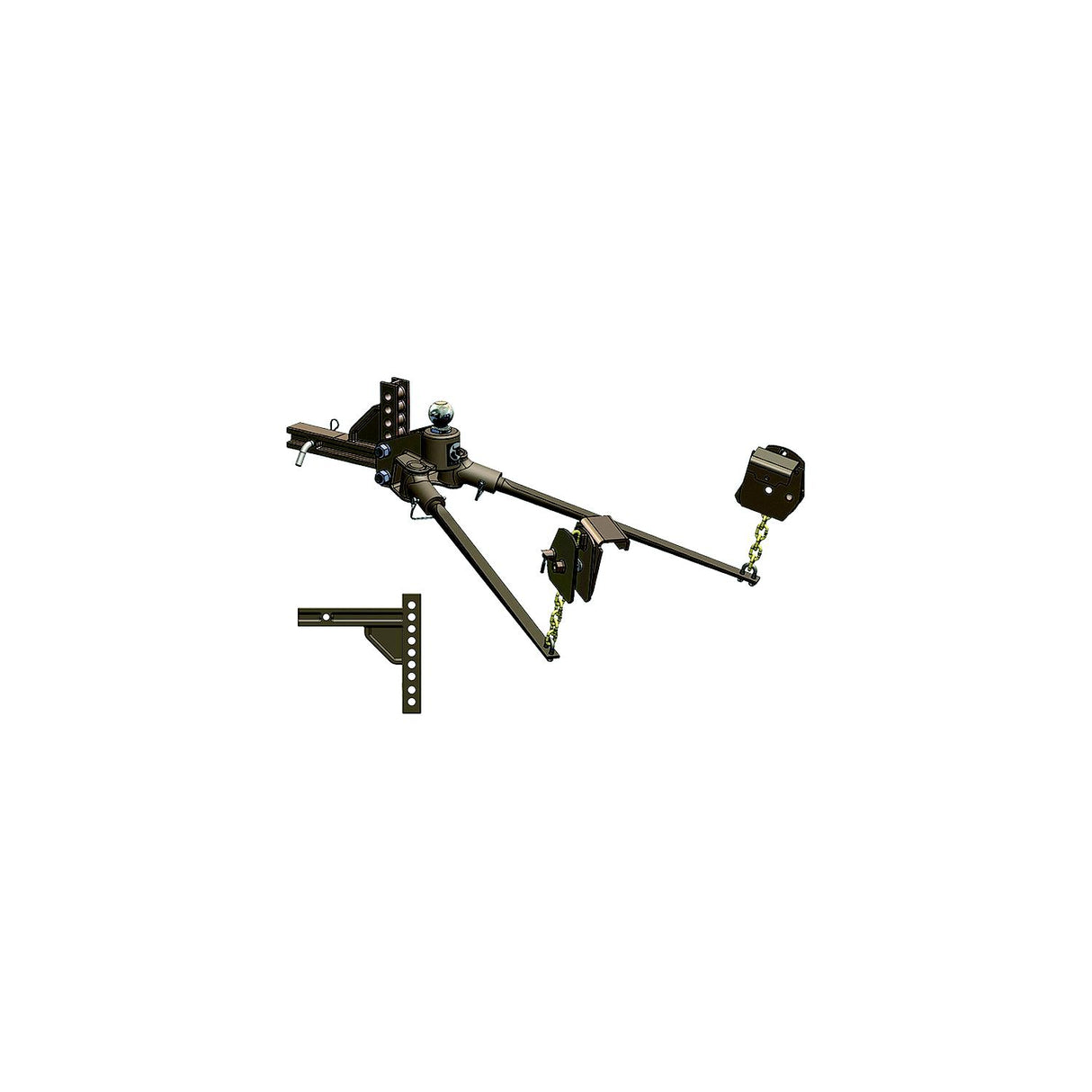 Blue Ox BXW0550S Swaypro⢠Weight Distributing Hitch, S Series Shank - BXW0550-S - official Blue Ox product image 3