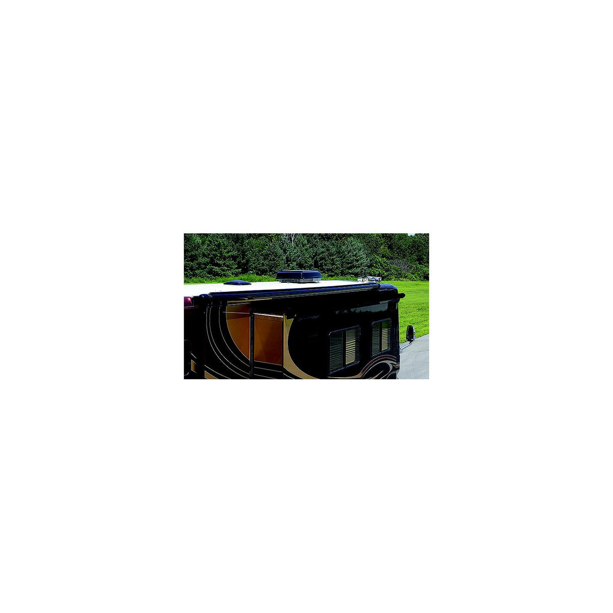 Powerwinch Carefree Slideout Awning Replacement Fabric, Black, 153" - DG1536242