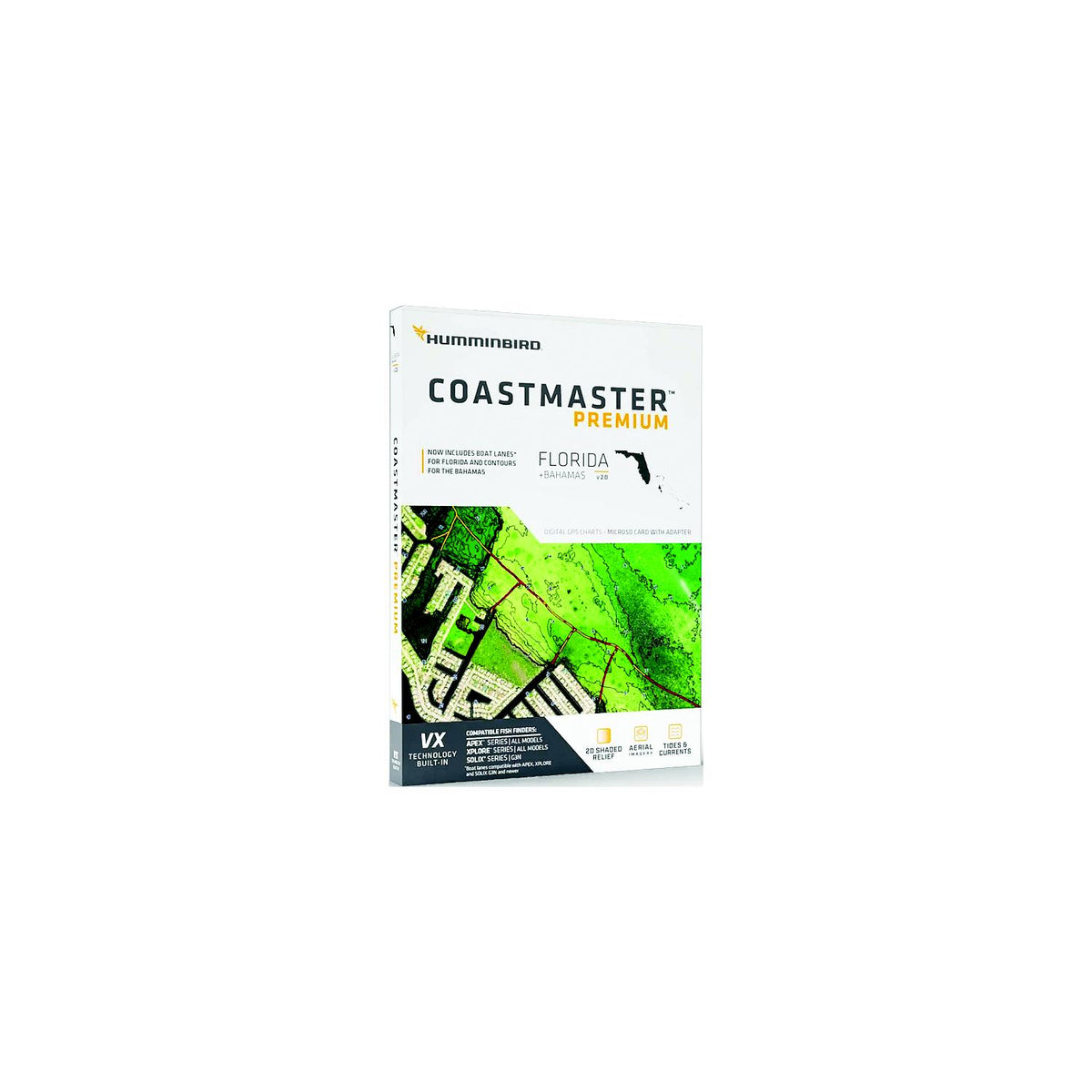 Humminbird 6020142 CoastMaster Premium Florida V2 with Bahamas - image 2