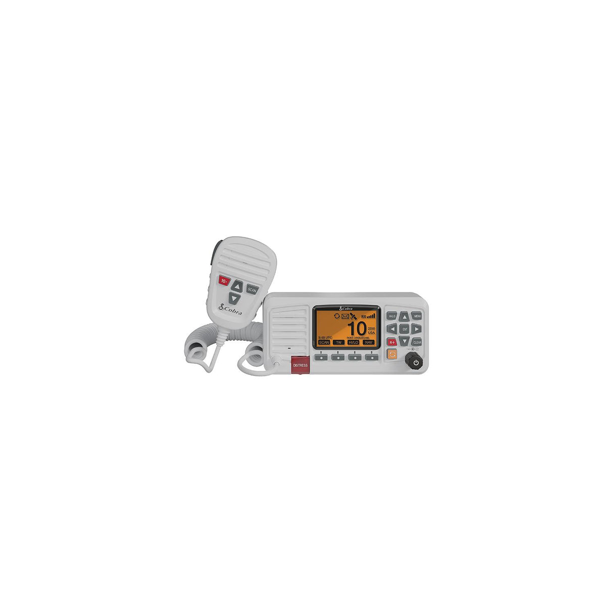Cobra Electronics Cobra 01900123 Bluebound 1350 VHF Radio, White - 0190012-3
