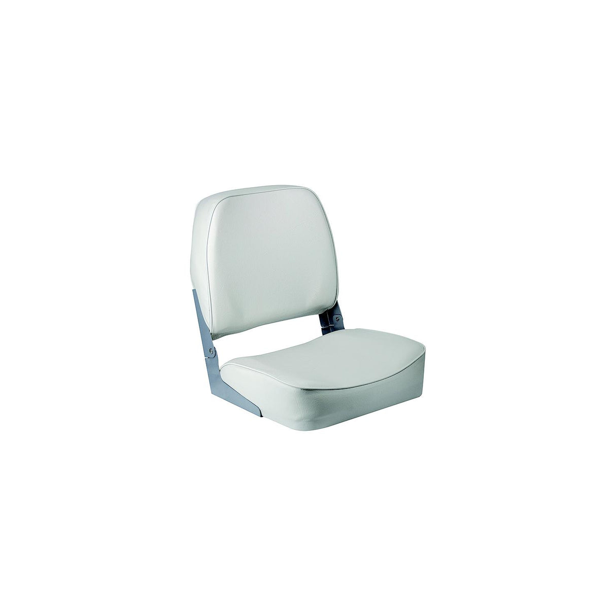 Wise Seating Wise 3313710 Promotional Marine Grade Vinyl 16.25" D Ã 16" W Ã 18" H Low Back Boat Seat, White - 3313-710