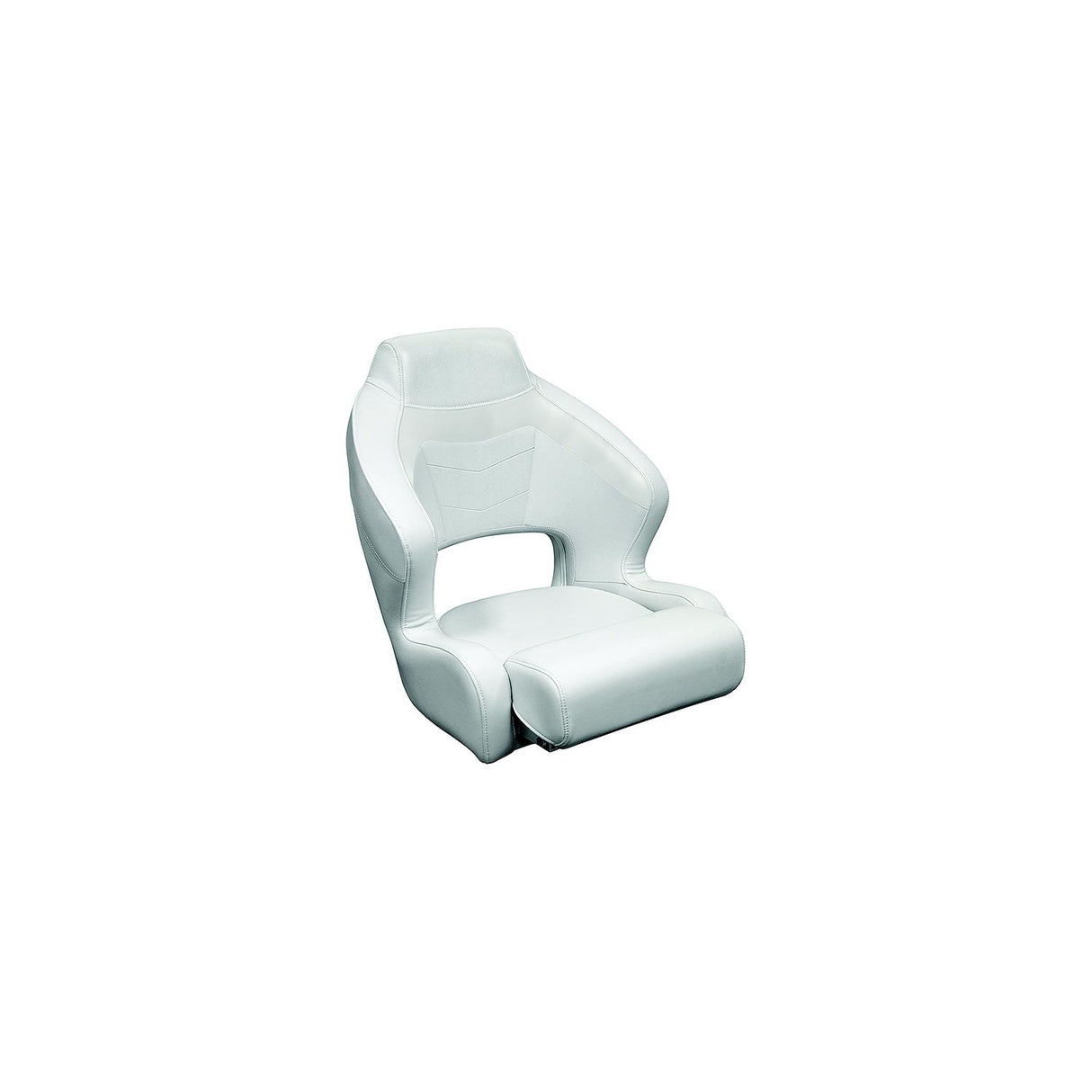 Wise Seating Wise 3338784 Baja XL Bucket Seat w/ Flip Up Bolster, Brite White - 3338-784