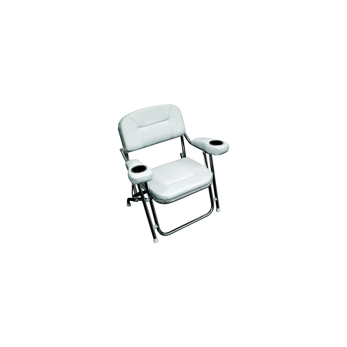Wise Seating Wise 3367784 Deluxe Offshore Folding Deck Chair, Brite White - 3367-784