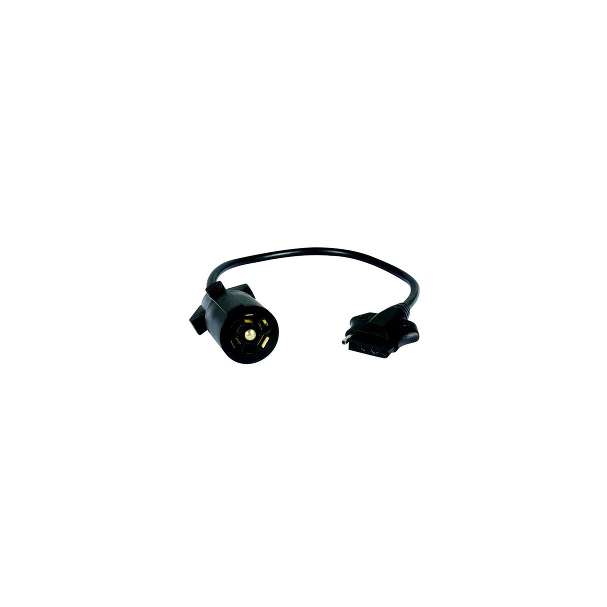 Optronics A57WBP 7-Way Round Blade to 5-Way Flat Pin Connector Adapter 16" Cable - A57WBP