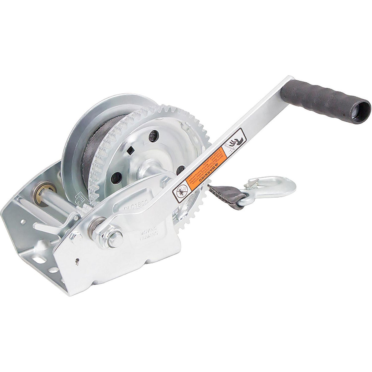 Dutton-Lainson 16624 Pulling Winch, DLC1800, Plated, 1,800 lbs. capacity, 20' of 2" - image 1