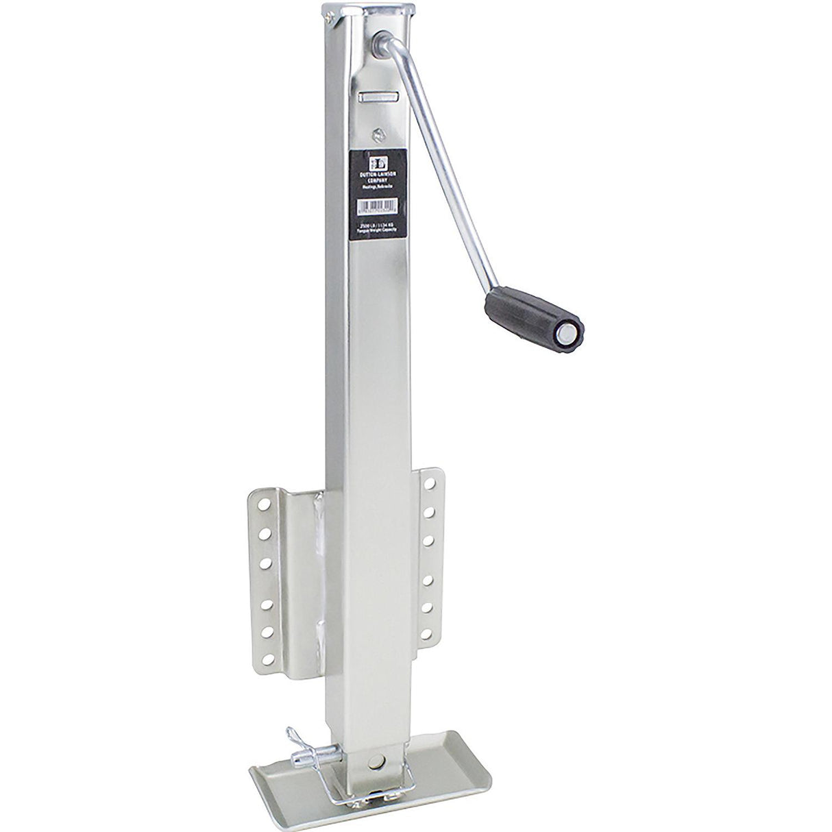 Dutton-Lainson 22320 7201 Marine Jack Square Tube, Zinc plated, 15" Travel, 2,500 lbs., 38-1/2" - image 2