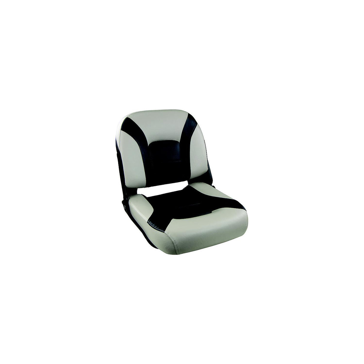 Springfield Marine Springfield 10610771 Skipper Low Back Fold Down Seat, Charcoal & Gray - 1061077-1