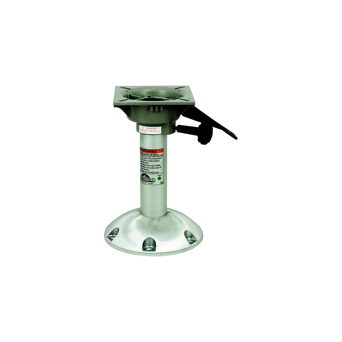 Springfield Marine 1250312L 2-3/8" Explorer Fixed-Height Pedestal with Locking Swivel, 12", 2-3/8" - image 2