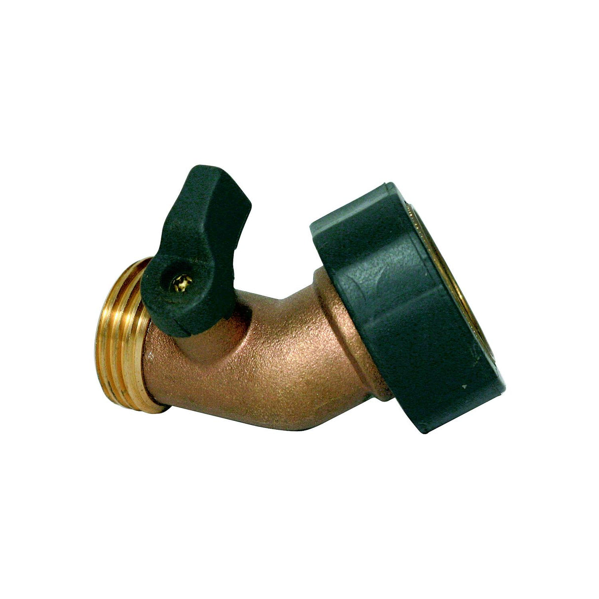 Camco 20173 Brass 45 Degree Shut-Off Valve - 20173