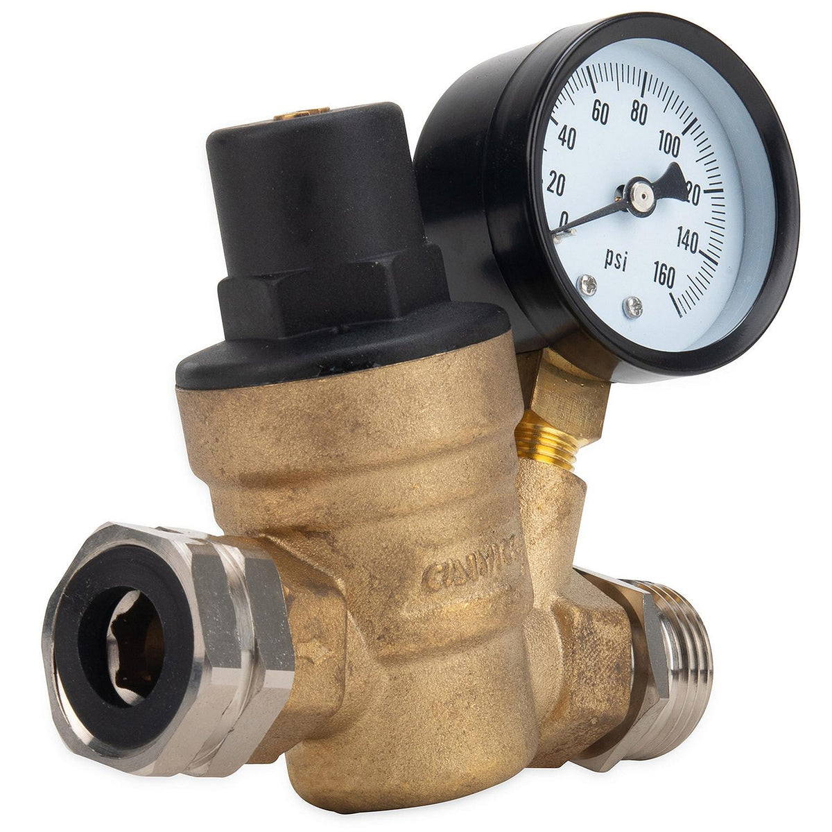 Camco 40058 Adjustable RV /Marine Brass Water Pressure Regulator - image 1