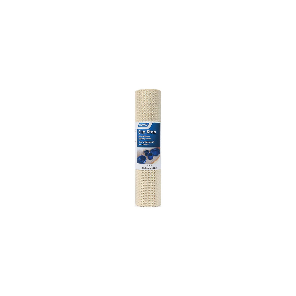 Camco 43277 Slip-Stop, Cream 1' x 12' Roll - 43277
