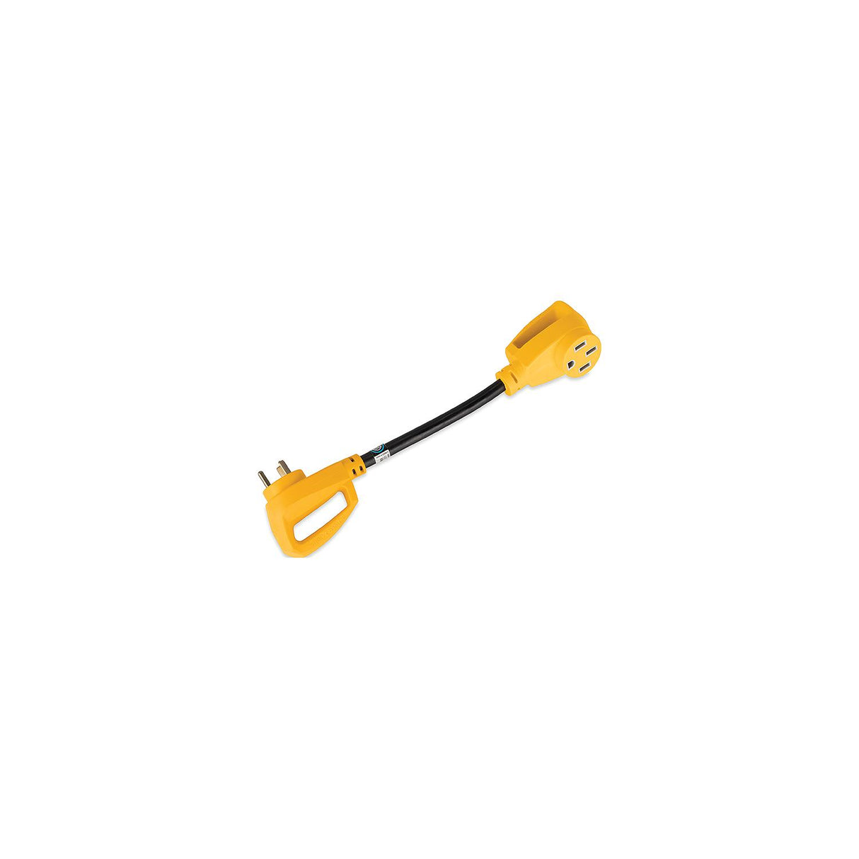 Camco 55185 PowerGrip DogBone Adapters with Handle, 30A Male to 50A Female - image 1