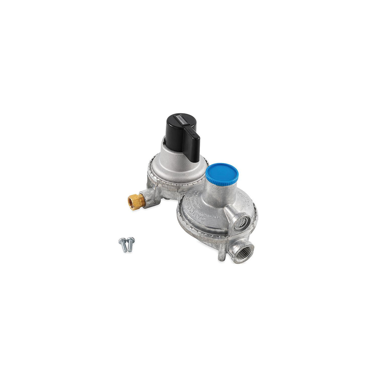 Camco 59005 Propane Double-Stage Auto Changeover Regulator, 1/4" Inlet fitting - image 1