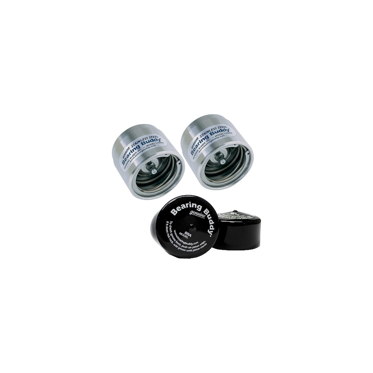 Bearing Buddy Stainless Steel Trailer Wheel Bearing Protector | 2 Pack - 42208 - image 1