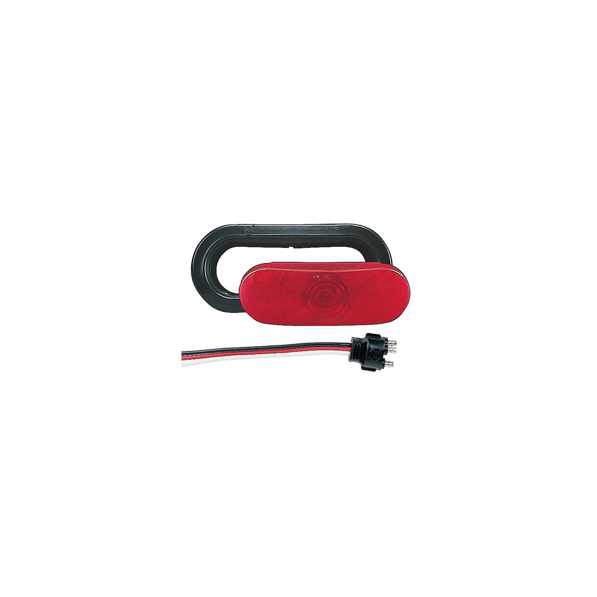 Anderson Oval Stop/Turn/Tail Light Kit - Red - E421KR