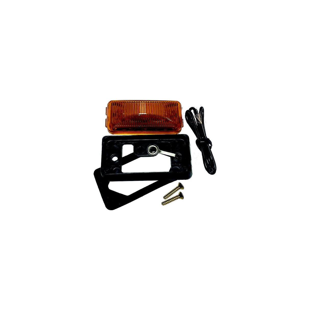 Anderson V203BKA LED Sealed Clearance/ Side Marker Light Assembly w/Chrome Bracket, Amber - V203BKA