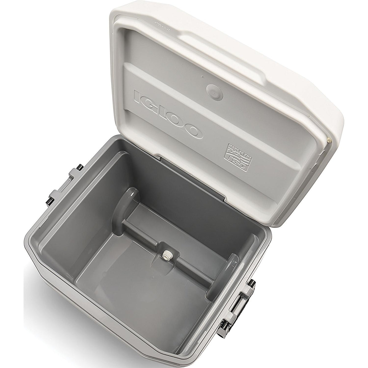 Igloo 35196 Marine Ultra Latitude 62 Roller, 62 Qt., White/ Moonscape Gray, 21.17 L x 18.67 W x 20.7 H - 00035196 - image 2