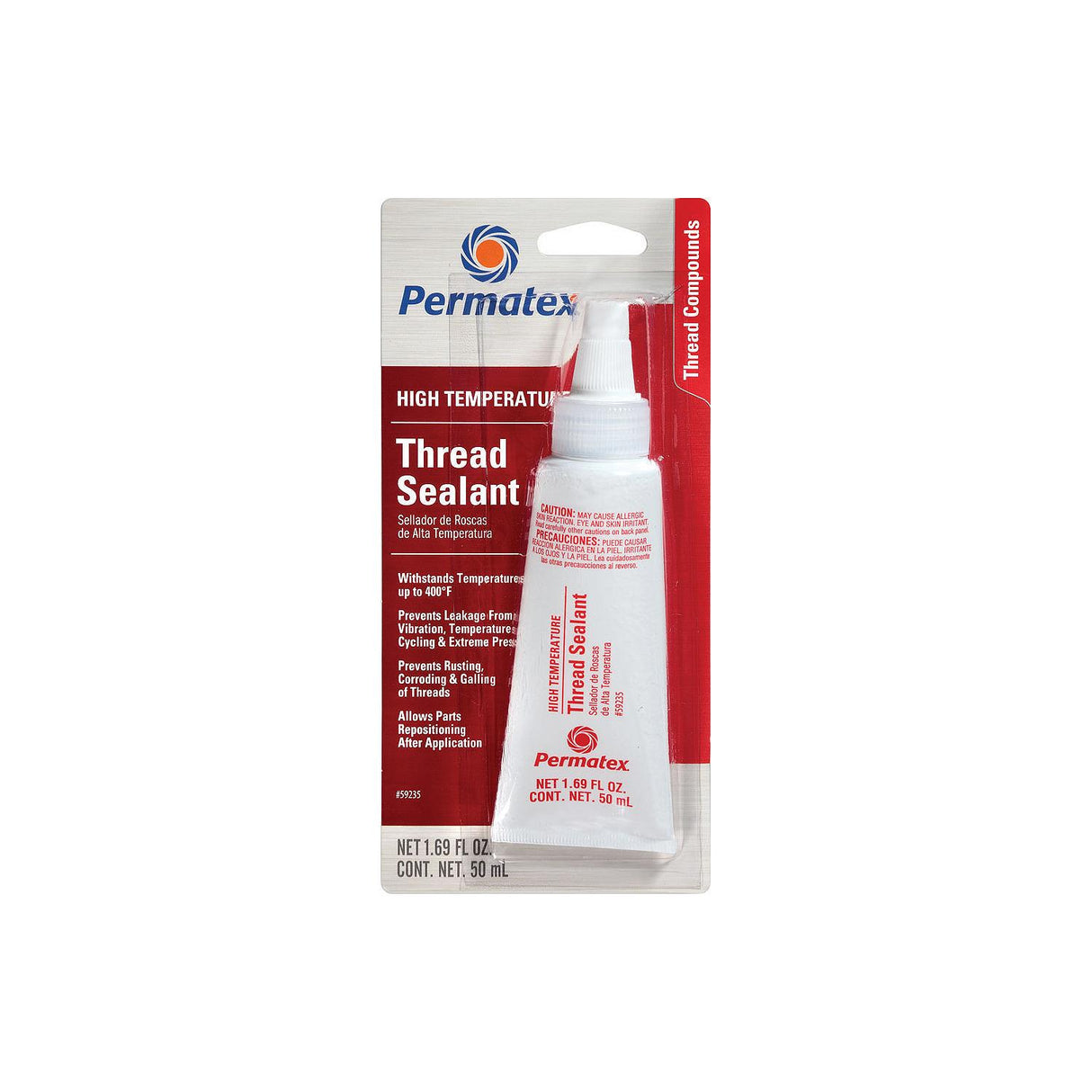 Permatex 59214 Thrd Sealant Hi-Temp 6ML Marine Boat - official Permatex product image 4