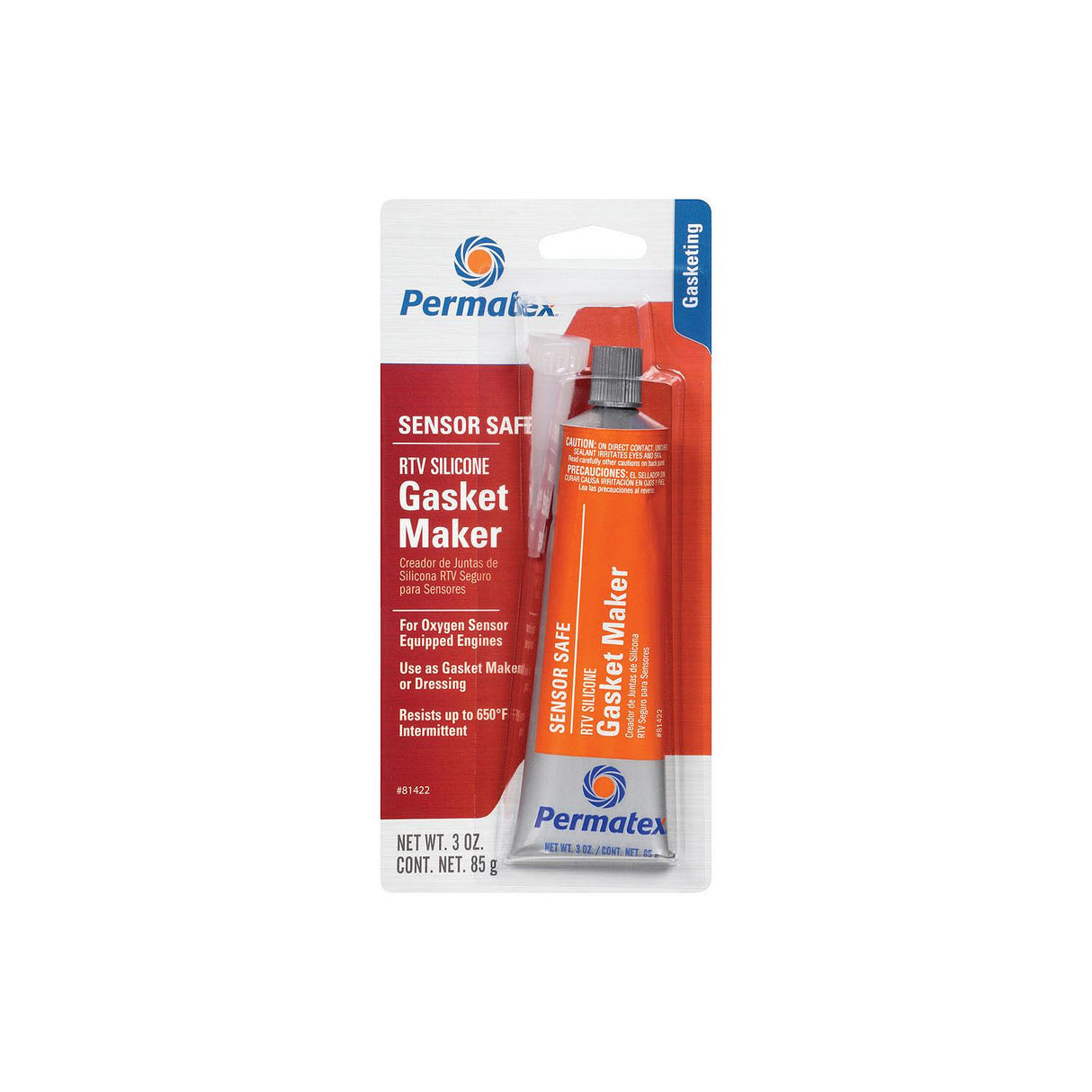 Permatex Red High Temp RTV Silicone Gasket Maker - 81422