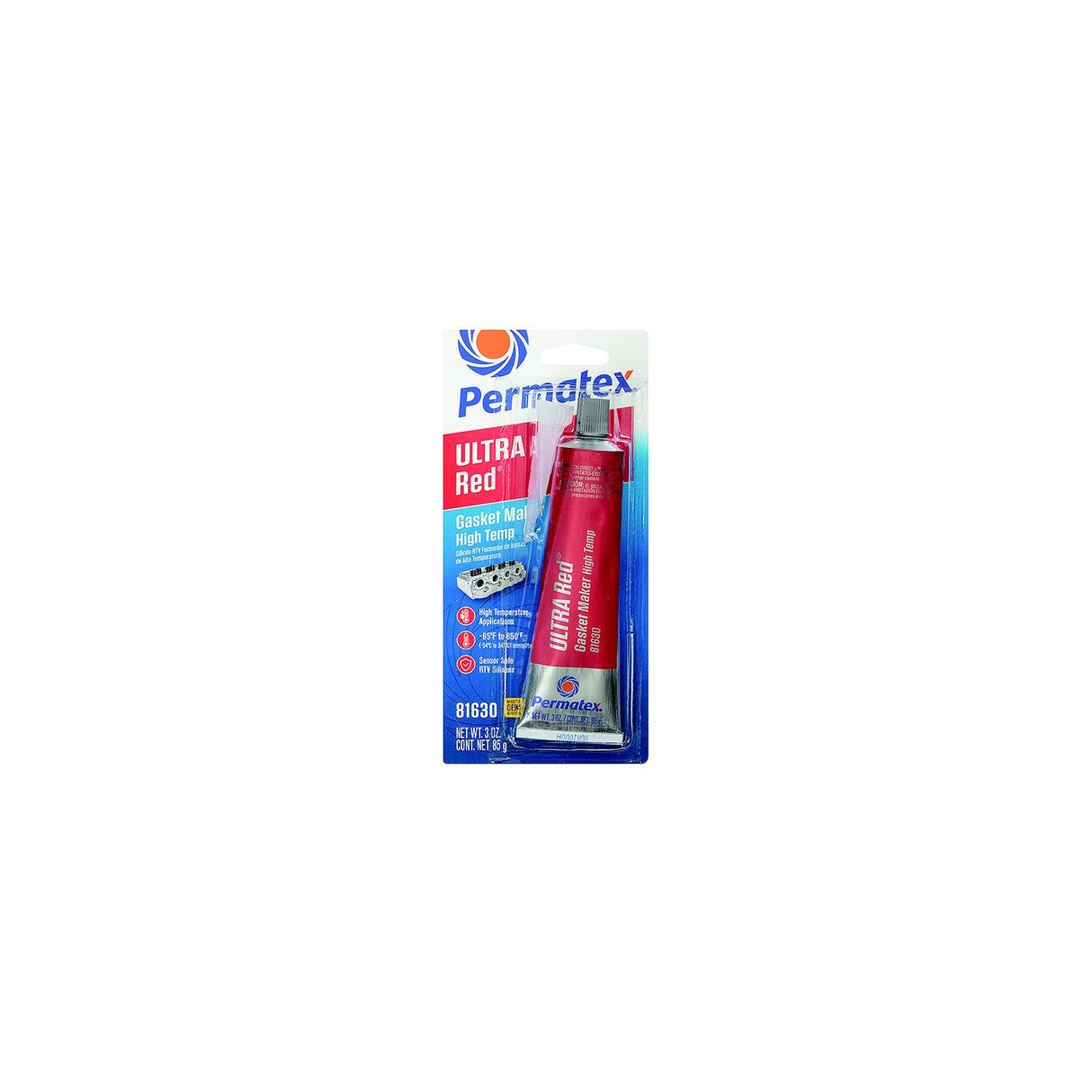 Permatex 81630 Ultra Red High Temperature Gasket Maker, 3 oz. - 81630