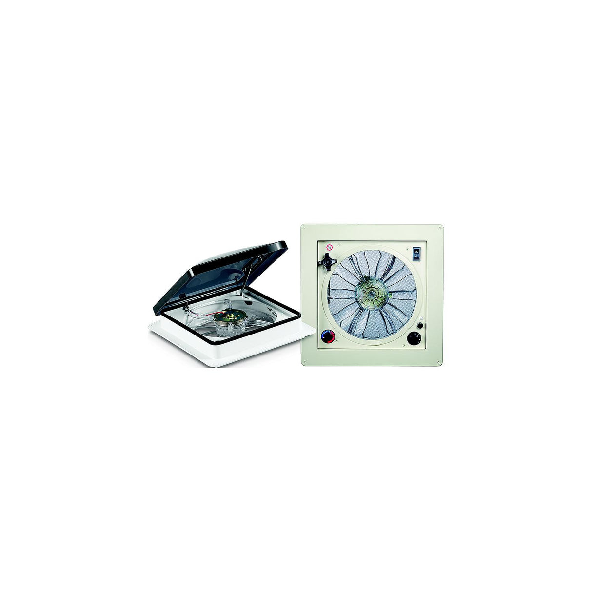 Fan-Tastic Vent 802250 Vent Fan, Polar White w/Smoke Dome - 9108869049