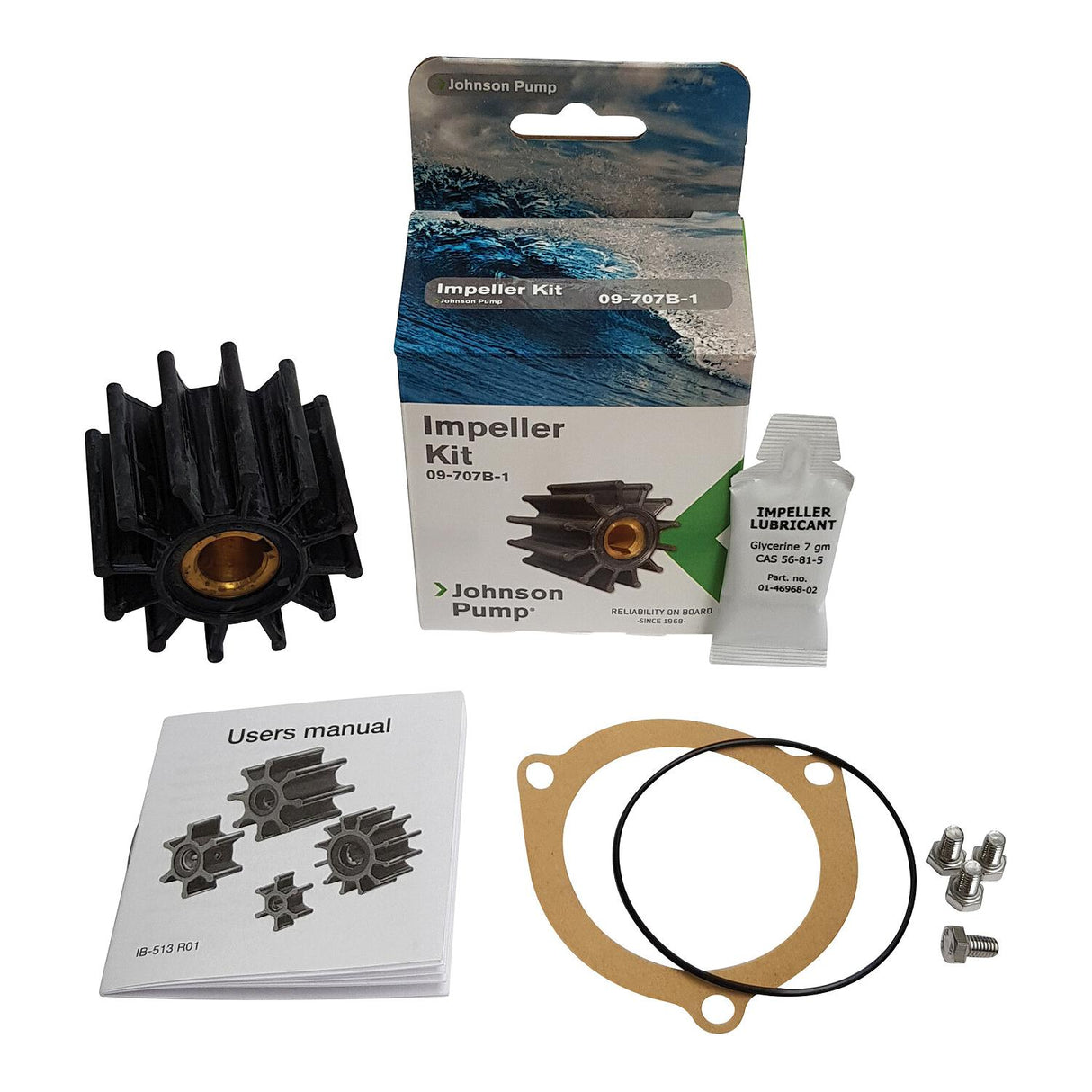 Johnson Pump 09707B1 Impeller Replacement Kit, Sherwood 15000K - image 2