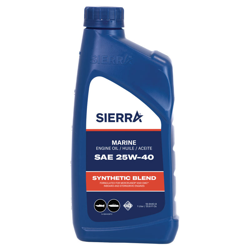 Sierra International Synthetic Blend Engine Oil - SAE 25W-40 (Liter) - 18-9440-8 - image 1
