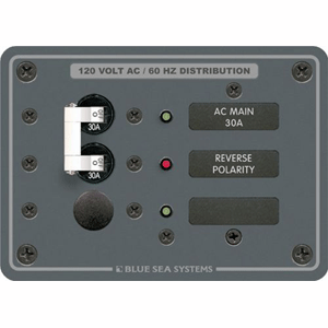 Blue Sea Systems Blue Sea 8029 AC Main +1 Position Breaker Panel - White Switches